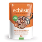 SCHESIR tuunikala ja kana krevettidega tarretises - m&auml;rg kassitoit - 85g