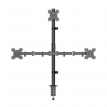 Monitor mount triple 17- 27 inches; 10kg per arm max