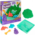 Spinmaster Kinetic Sand - Sandbox Set green (454 grams of sand)