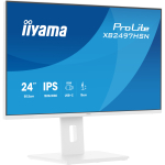 Iiyama ProLite XB2497HSN-W1 (60.5 cm (23.8 inch), white, FullHD, IPS, HDMI, DP, USB-C, USB Hub, Daisy Chain, 100Hz Panel)