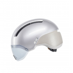 HJC CALIDO PLUS Silver Cycling Helmet, PEARL GREYISH SILVER, Size M