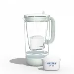 2.5L Glass Water Filter Jug Mint