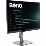 BenQ RD280UG programming monitor (71.6 cm (28.2 inches), silver, UHD+, IPS, HDMI, DP, USB-C, USB hub, MoonHalo backlight, 120Hz panel)