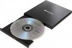 Verbatim External slimline Blu-ray Writer, Blu-ray burner&nbsp;(black, USB 3.1 Gen 1 (type-C))