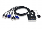 ATEN 2-pordiline USB VGA KVM-l&uuml;liti