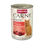 ANIMONDA Carny Senior veise- ja kalkunis&uuml;damed - m&auml;rg kassitoit - 400g