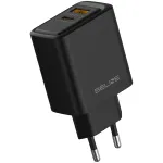 Charger 45W USB-A USB-C GaN black