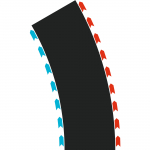 Carrera HYBRID Curves Radius 30&deg;, racetrack two modules