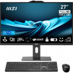 MSI Pro AP272P Intel&reg; Core&trade; i5 68,6 cm (27") 1920 x 1080 pikslit K&otilde;ik-&uuml;hes arvuti 16 GB DDR4-SDRAM 512 GB SSD Windows 11 Pro Wi-Fi 6 (802.11ax) Must
