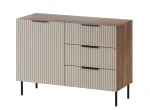 Cama Kummut 2 sahtliga ALMERA 104x42x75 p&auml;hkel/ka&scaron;miir