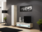 Cama Elutoa kappide komplekt VIGO NEW 13 sonoma/valge l&auml;ikega