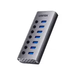 USB-A 3.0 5 Gbps jaotur 7-&uuml;hes l&uuml;litiga Unitek H1314A01-EU