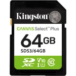 Kingston Canvas Select Plus 64GB SDXC (UHS-I U1, Class 10, V10)