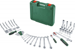 Bosch Powertools tool set, 134 pieces (green, with tool case)