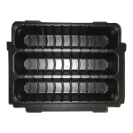 Makita Vario insert 3-fold P-83696 - black, insert for MAKPAC case