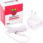 Okdo Official White Raspberry Pi 5.1A / 3A PSU, power supply&nbsp;(white, Bulk)