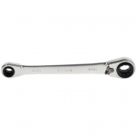 GEDORE red double ring ratchet wrench 4 in 1, chrome-plated wrench, sizes 10, 13, 17, 19