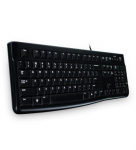 Logitech K120 Wired USB Keyboard, Black