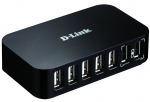 D-Link 7-Port USB 2.0 Hub Aktywny z zasilaczem