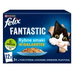 Felix Fantastilised kalamaitsed tarretises tuunikala, l&otilde;he, tursa ja lestalistega - (12 x 85 g)