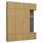 HAGA IV 3SZ1W Wardrobe &ndash; Artisan Oak