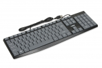 iBOX Eris USB-klaviatuur, hall/must
