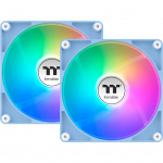 Thermaltake CT140 ARGB Sync PC Cooling Fan Hydrangea Blue, case fan light blue, 2-pack, 140 mm