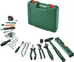 Bosch Powertools tool set, 63 pieces (green, with tool case)
