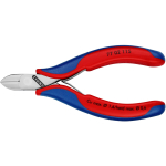 KNIPEX electronics diagonal cutters 77 02 115, cutting pliers (red/blue, length 115mm)