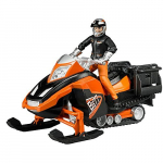 Bruder Snowmobile with driver