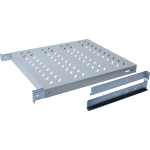 Digitus shelf for 483 mm (19") cabinets, 600 mm deep, grey, 1 height unit