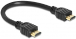 DeLOCK HDMI A St>HDMI A St 4K 0.25m - High Speedlinkd HDMI with Ethernet