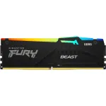 Kingston DDR5 32GB 5200 - CL - 40 - Single-Kit - DIMM - KF552C40BBA-32, fury beast RGB, black
