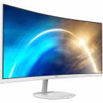 MSI PRO MP341CQWDE, LED monitor - 34 - white, WQHD, VA, curved, 100Hz panel