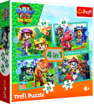 TREFL PAW PATROL Puslede komplekt, 4 tk, K&auml;papatrull