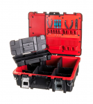 Keter 237003 seadmekohver K&otilde;va kestaga kohver Must, Punane