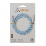 Sbox TYPE-C-1-BL Type C - Type C M/M 1m Blue
