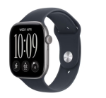 Watch Series 12 GPS+Cellular 46mm Space Grey Aluminium Case with Navy Blue Sport Band - M/L