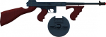 Metal gangster pistol 8 rounds (Gonher )
