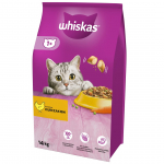 Whiskas 325628 kasside kuivtoit t&auml;iskasvanud kanaga 14 kg