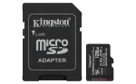 Kingston Technology 128GB microSDXC Canvas Select Plus Gen3 150MB/s A1 m&auml;lukaart + adapter