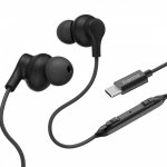In ear headphones Curly USB-C black
