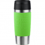 Emsa TRAVEL MUG Classic thermal mug (lime/stainless steel, 0.36 liters)