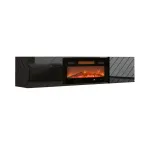 RTV LUXE kapp 182.6x34.5x37.5 must/must l&auml;ikega + must kamin
