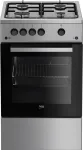 Beko FSG52020FX pliit Eraldiseisev gaasipliit Roostevabast terasest