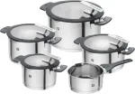 ZWILLING SIMPLIFY 66870-005-0 Pottide komplekt Roostevabast terasest 5 tk. H&otilde;bedane must