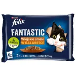 Felix Fantastic k&uuml;&uuml;liku- ja lambalihaga kassitoit 340 g (4 x 85 g)