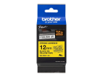 BROTHER TZES631 strong bk/yellow 12mm 8m