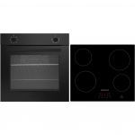 Respekta ASET121M4400 Built-in Oven and Hob Set Black