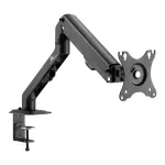 Maclean MC-906 monitorihoidik lauale, lauakinnitus 17" - 27" reguleeritav, p&ouml;&ouml;ratav, VESA 7 kg
